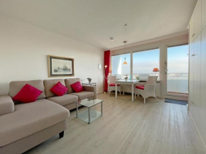 Haus Metropol App 145 direkt am Strand 2 mit Balkon Cityblick